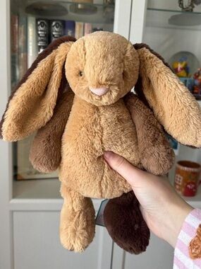 Jellycat Bashful Brown Patchwork Bunny